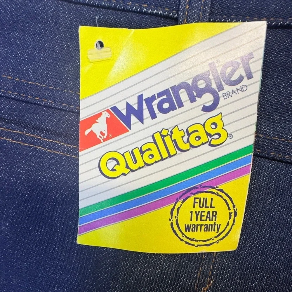 Vintage Wrangler 945DEN Regular Fit Bootcut Jeans Indigo 40x30 Made in USA NWT